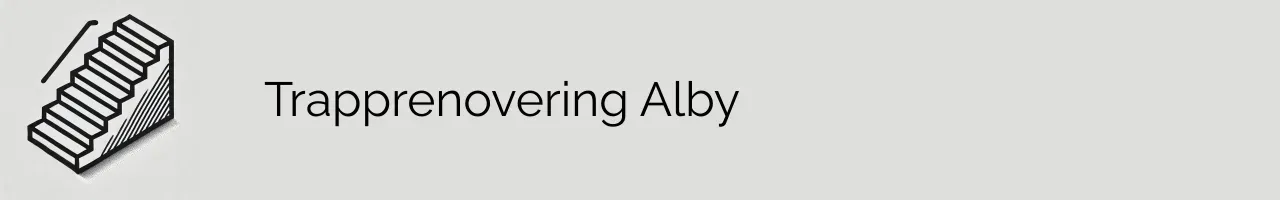 Trapprenovering Alby