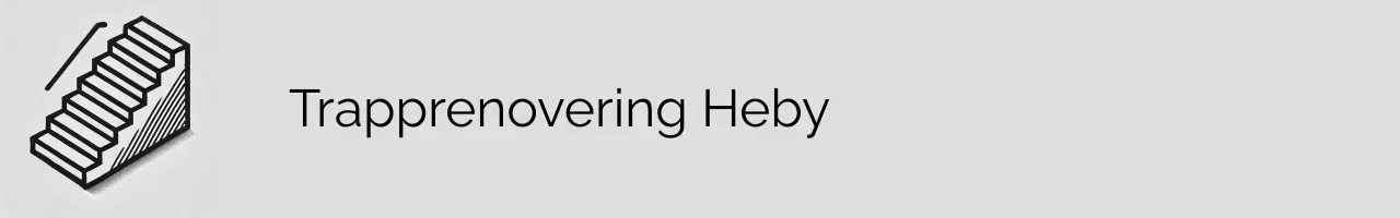 Trapprenovering Heby